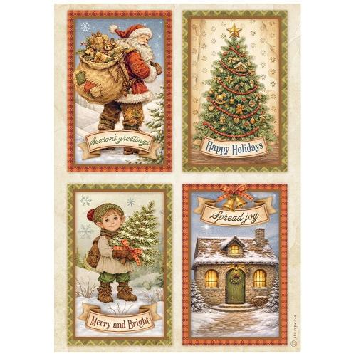 Stamperia Silent Night A4 Rice Paper Selection (6pcs) (DFSA4XSN)
