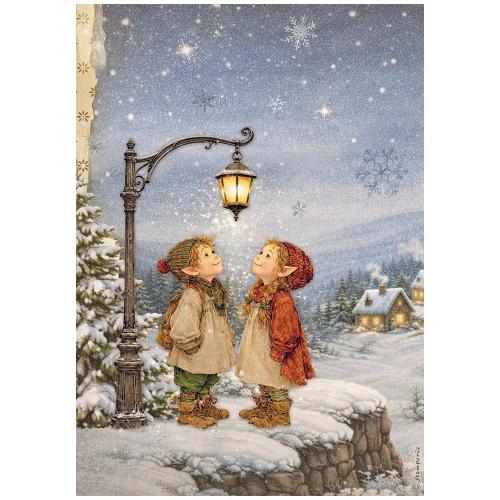 Stamperia Silent Night A4 Rice Paper Selection (6pcs) (DFSA4XSN)