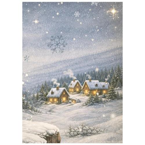 Stamperia Silent Night A6 Mini Rice Paper Selection (8pcs) (DFSA6X09)