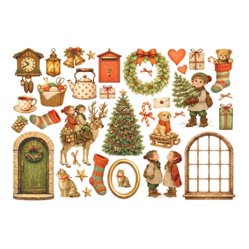 Stamperia Silent Night Ephemera (DFLCT88)
