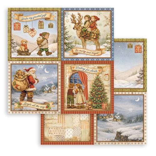 Stamperia Silent Night 12x12 Inch Paper Pack (SBBL192) - Postage as per Actual