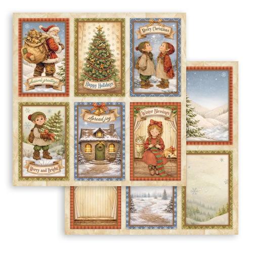 Stamperia Silent Night 12x12 Inch Paper Pack (SBBL192) - Postage as per Actual