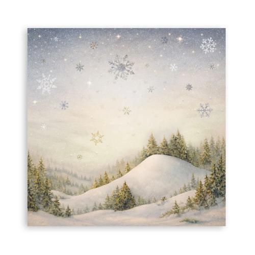 Stamperia Silent Night 8x8 Inch Paper Pack (Single Face) (SBBSXB28)