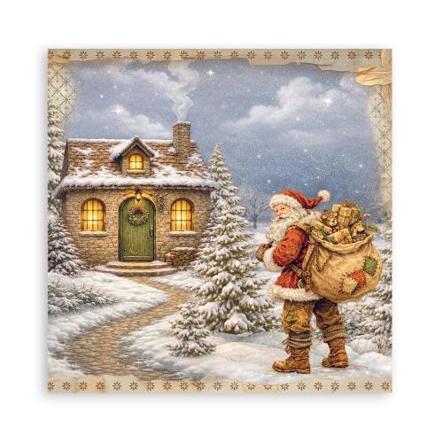 Stamperia Silent Night 8x8 Inch Paper Pack (Single Face) (SBBSXB28)