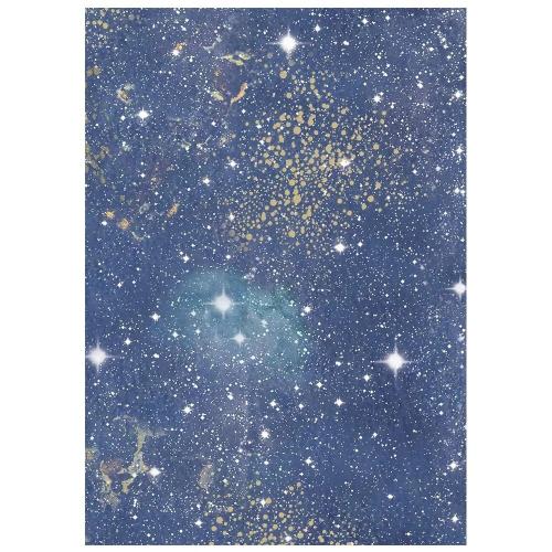 Stamperia Cosmos A6 Rice Paper Backgrounds Selection (8pcs) by Cristina Radovan (DFSAK6060)