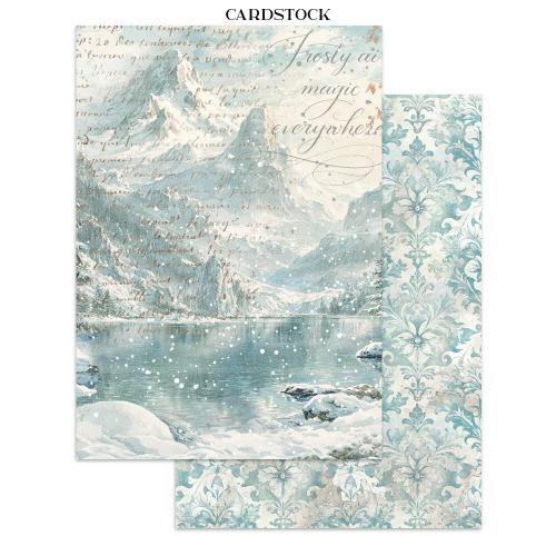 Stamperia White Christmas Junk Journal A5 Focus Points by Cristina Radovan (SBJKS07)