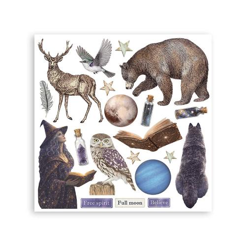 Stamperia Cosmos Rub-On 15,5x15x5cm Assortment (6pcs) by Cristina Radovan (DFLRBX22)