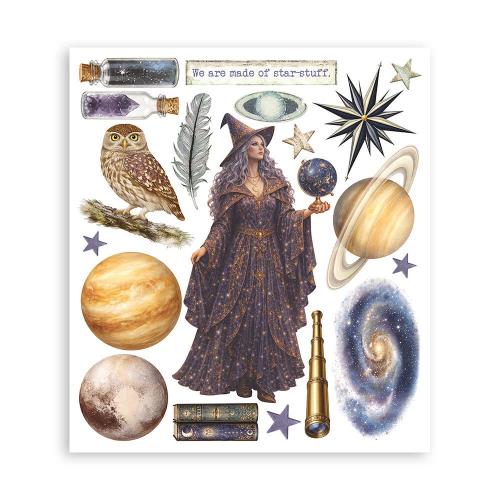 Stamperia Cosmos Rub-On 20,5x23cm Assortment (6pcs) by Cristina Radovan (DFLRBXG14)