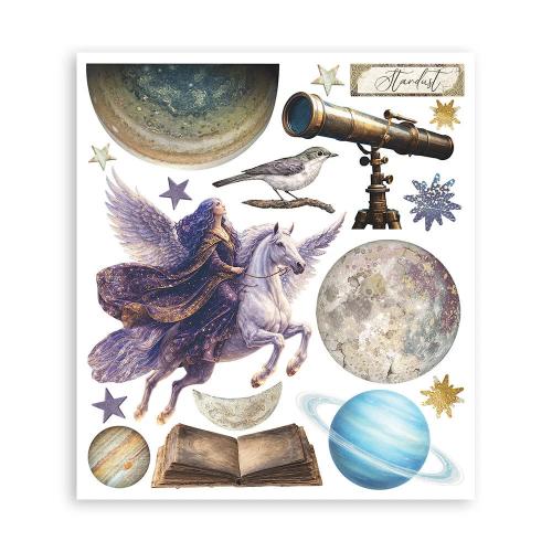 Stamperia Cosmos Rub-On 20,5x23cm Assortment (6pcs) by Cristina Radovan (DFLRBXG14)