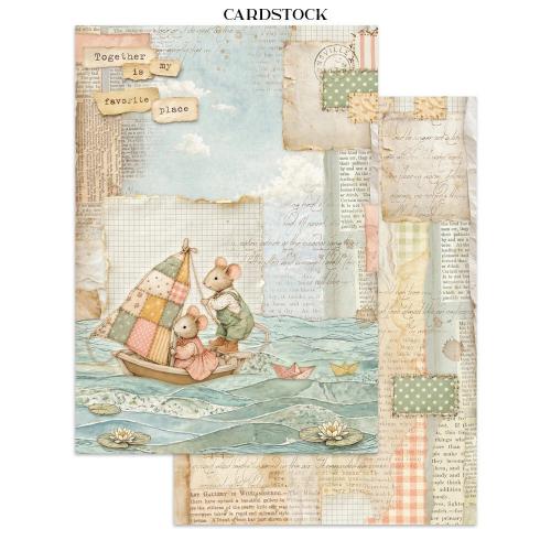 Stamperia Cozy Family Junk Journal Stickers, Backgrounds, Cut-Outs (SBJK32)