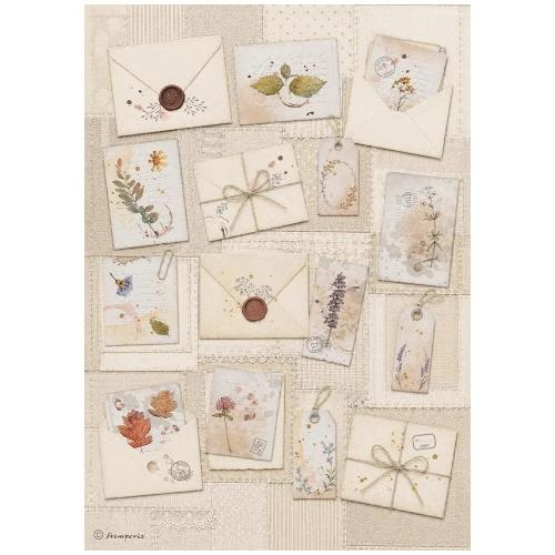 Stamperia Flowers and Poems A4 Rice Paper Selection (6pcs) (DFSA4XFP)