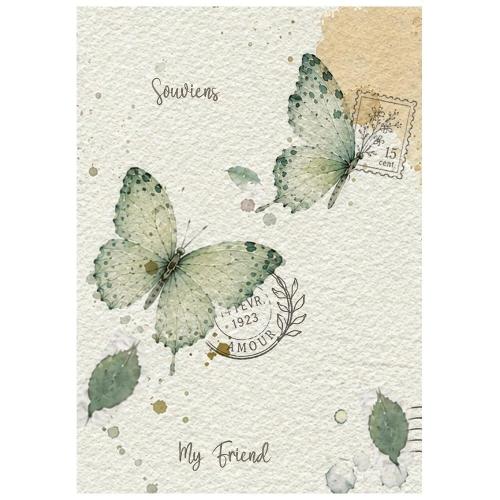 Stamperia Flowers and Poems A6 Mini Rice Paper Selection (8pcs) (DFSA6X13)