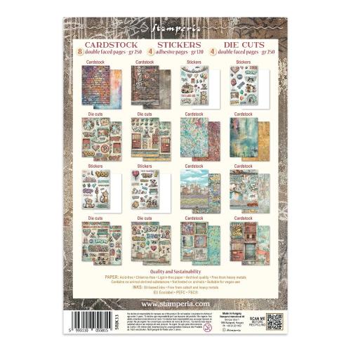 Stamperia Furry Friends 2 Junk Journal Stickers, Backgrounds, Cut-Outs by Antonis Tzanidakis (SBJK33)