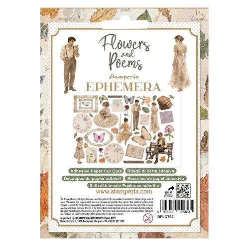 Stamperia Flowers and Poems Ephemera (DFLCT92)