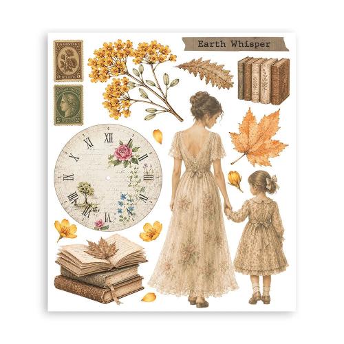 Stamperia Flowers and Poems Rub-On 20,5x23cm Assortment (6pcs) (DFLRBXG16)