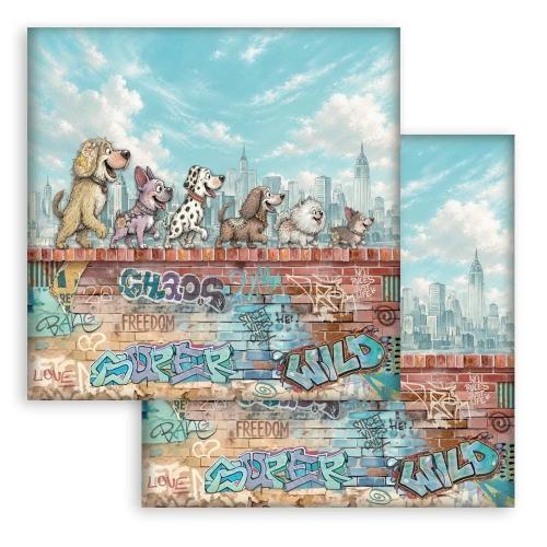 Stamperia Furry Friends 2 12x12 Inch Paper Pack by Antonis Tzanidakis (SBBL194) - Postage as per Actual