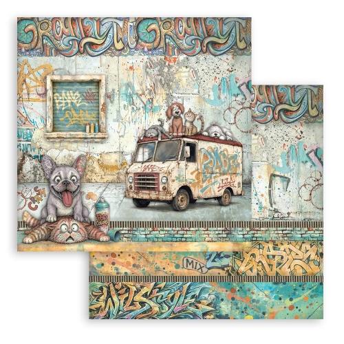 Stamperia Furry Friends 2 12x12 Inch Paper Pack by Antonis Tzanidakis (SBBL194) - Postage as per Actual