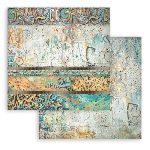 Stamperia Furry Friends 2 8x8 Inch Paper Pack Maxi Background Selection by Antonis Tzanidakis (SBBS151)