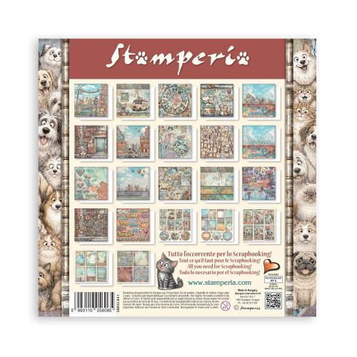 Stamperia Furry Friends 2 12x12 Inch Paper Pack (Single Face) by Antonis Tzanidakis (SBBXLB41) - Postage as per Actual