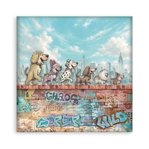 Stamperia Furry Friends 2 12x12 Inch Paper Pack (Single Face) by Antonis Tzanidakis (SBBXLB41) - Postage as per Actual