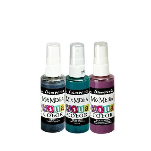 Stamperia Furry Friends 2 Aquacolor Paint Kit (3pcs) by Antonis Tzanidakis (KAQXAF) - Postage as per Actual