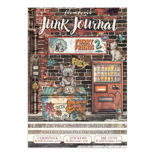 Stamperia Furry Friends 2 Art Journaling Selection Large by Vicky Papaioannou (BJS005) - Postage as per Actual