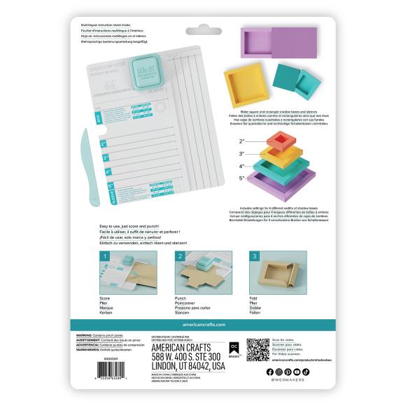 We R Makers Punch Board Shadow Box - Postage as per Actual