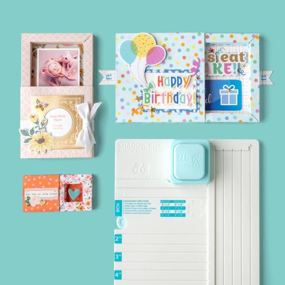 We R Makers Punch Board Shadow Box - Postage as per Actual