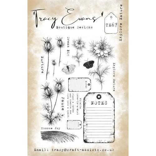 Tracy Evans Explore Nature A5 Stamp (TE067)