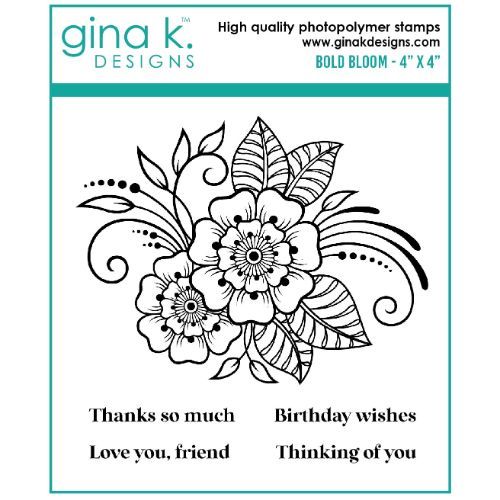 Gina K Designs - STAMPS- Bold Bloom MINI