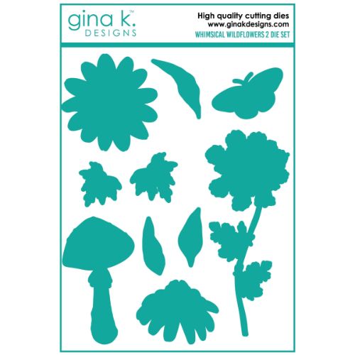 Gina K Designs - DIE- Whimsical Wildflowers 2