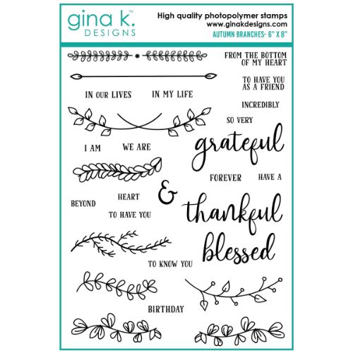 Gina K Designs - STAMPS- Autumn Branches