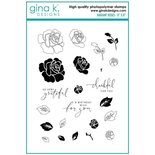 Gina K Designs - STAMPS- Radiant Roses