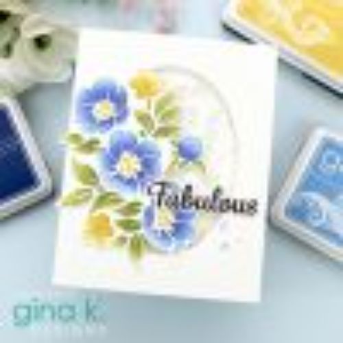 Gina K Designs - STENCIL- Create Friendship Layering Stencil
