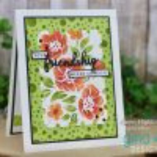 Gina K Designs - STENCIL- Create Friendship Layering Stencil