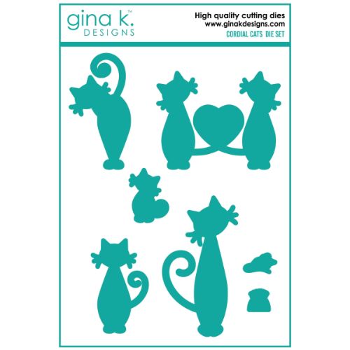 Gina K Designs - DIE- Cordial Cats