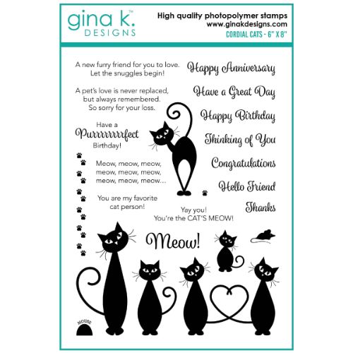 Gina K Designs - STAMPS- Cordial Cats