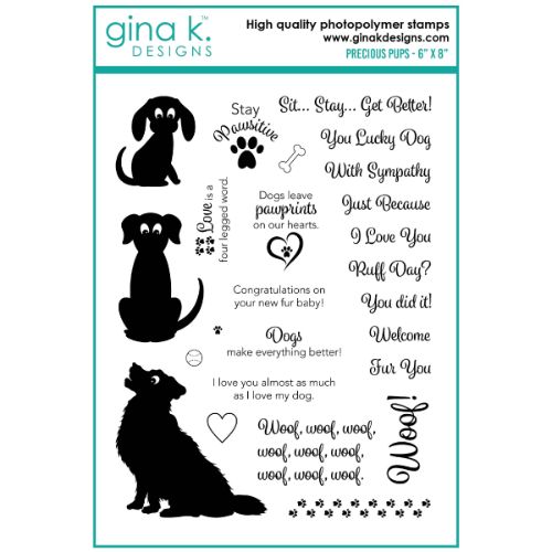 Gina K Designs - STAMPS- Precious Pups