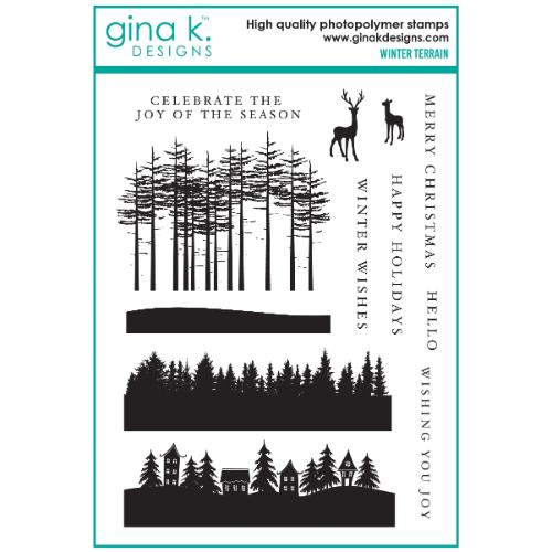 Gina K Designs - STAMPS - Winter Terrain