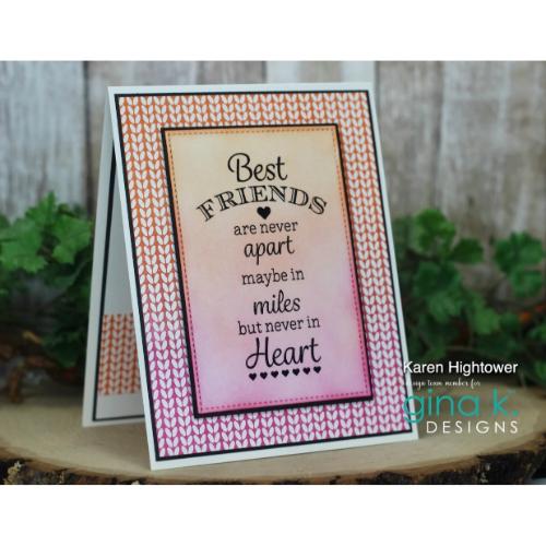 Gina K Designs - STAMPS - Close Knit Background Stamp