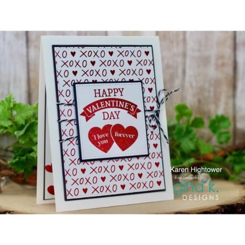 Gina K Designs - POLY-GLAZE Foiling Sheets - Hugs & Kisses