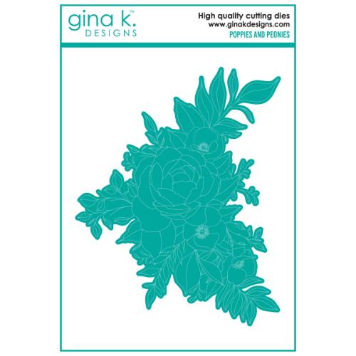 Gina K Designs - DIE - Poppies and Peonies