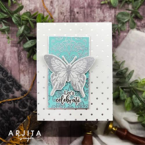 Gina K Designs - STAMPS - Vintage Filigree Background Stamp