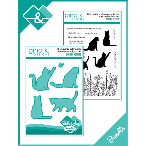 Gina K Designs - BUNDLE- Garden Kitties - Postage as per actual