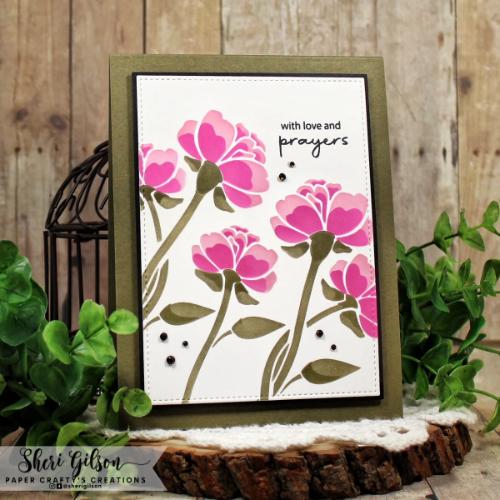 Gina K Designs - STENCIL- Twisted Stems