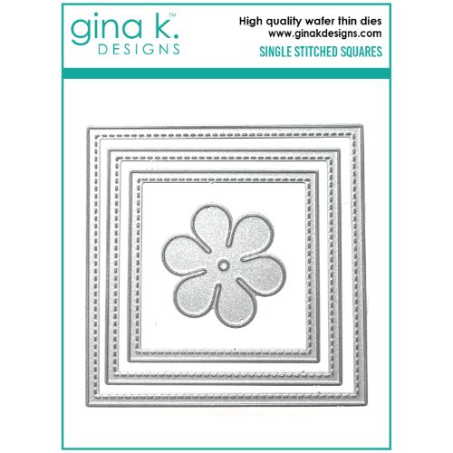 Gina K Designs - DIE- Single Stitched Squares 