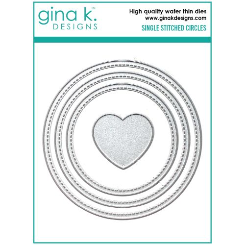 Gina K Designs - DIE- Single Stitched Circles 