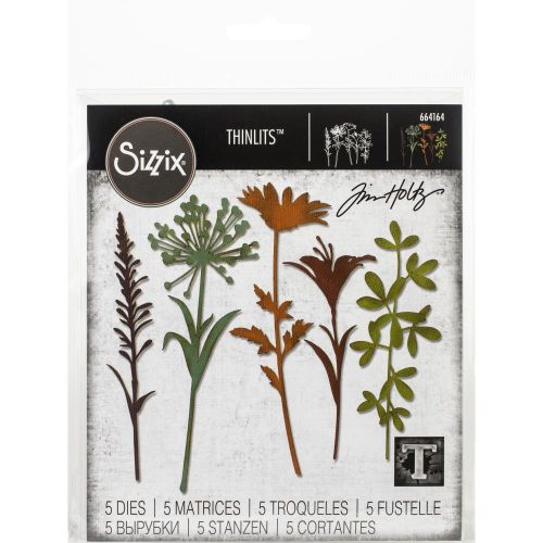 Sizzix Thinlits Dies By Tim Holtz Wildflower Stems #2