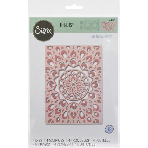 Sizzix Thinlits Dies Jessica Scott 4/Pkg Kaleidoscope