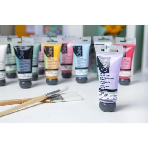 Sizzix Creamy Matte Acrylic Paint Lavender Dust 60ml (664545)